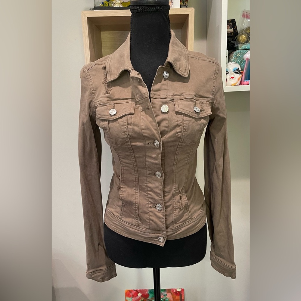 GBG‎ Jean Jacket Olive Green